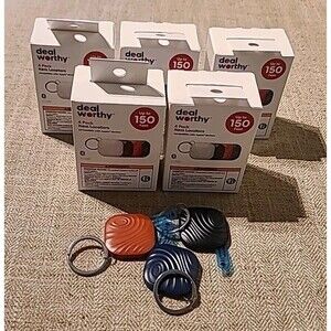 Item Locator Bluetooth Tracker (Deal Worthy) Works w/ Apple Find My (New) 4 Pack